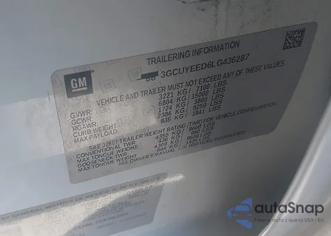 2020 Chevrolet Silverado 1500 4Wd Short Bed Rst из США, поврежденный, VIN 3GCUYEED6LG436287